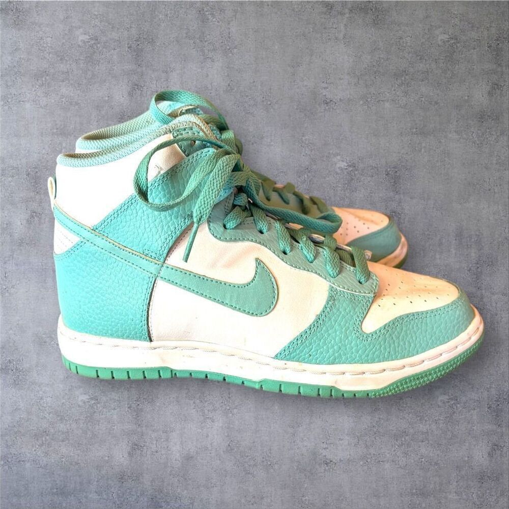 Nike Dunk High Pro SB Sea Crystal White Teal Sneakers 6Y Kids